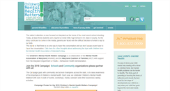 Desktop Screenshot of childrensmentalhealthmatters.org